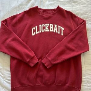 David Dobrik Clickbait Crewneck Sweatshirt XL